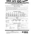 YAMAHA HY-10G Manual de Usuario