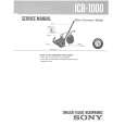 SONY ICB1000 Service Manual