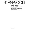 KENWOOD KAC718 Manual de Usuario