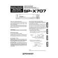 PIONEER SP-X707 Manual de Usuario