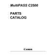 CANON MULTIPASS C2500 Katalog Części