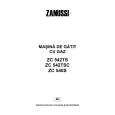 ZANUSSI ZC542TSC Owners Manual