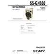 SONY SSGN880 Instrukcja Serwisowa