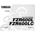 YAMAHA FZR600L Instrukcja Obsługi