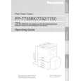 PANASONIC FP-7750 Owners Manual