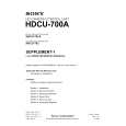 SONY HKCU-702 Manual de Servicio