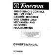 EMERSON VCR4000 Instrukcja Obsługi