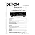 DENON DRM-740 Manual de Servicio