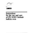ZANUSSI FB515 Owners Manual