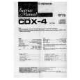 PIONEER CDX-4 Manual de Servicio