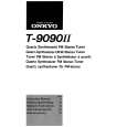ONKYO T-9090II Instrukcja Obsługi