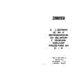ZANUSSI ZD20/5RM Owners Manual