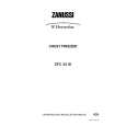 ZANUSSI ZFC35SI Owners Manual