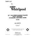 WHIRLPOOL SF313PSKT0 Catálogo de piezas