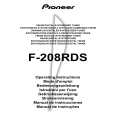 PIONEER F-208RDS Owners Manual