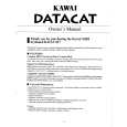 KAWAI DATACAT Owners Manual