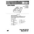 SONY XM801 Instrukcja Serwisowa