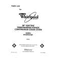 WHIRLPOOL RF3305XXW1 Parts Catalog