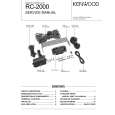 KENWOOD RC2000 Service Manual
