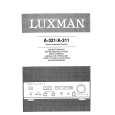 LUXMAN A-311 Owners Manual