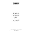 ZANUSSI ZCC6635X Owners Manual
