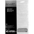 SHARP VC9700GS/GB/SS... Owners Manual