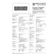 BECKER EUROPA CASSETTE VOLSTEREO 594 Service Manual