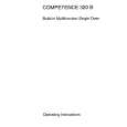 AEG Competence 320B W Owners Manual