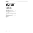 SONY TA-F6B Owners Manual