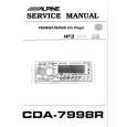 ALPINE CDA-7998R Service Manual