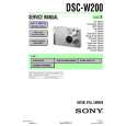 SONY DSC-W200 LEVEL3 Manual de Servicio