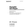 SONY D-EJ612CK Owners Manual