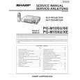 SHARP PG-M10SU Manual de Servicio