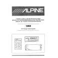 ALPINE 1203 Owners Manual