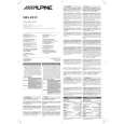 ALPINE SBS0515 Owners Manual