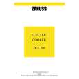 ZANUSSI ZCE700X Owners Manual