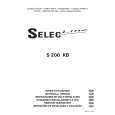 SELECLINE S200KB Owners Manual
