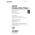 SONY CDXM8805X Owners Manual