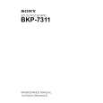 SONY BKP-7311 Service Manual