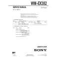 SONY WMEX382 Service Manual