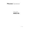 PIONEER AVIC-S1 Owners Manual