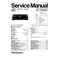 TECHNICS SLPD667 Service Manual