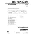 SONY MHCVX7 Service Manual