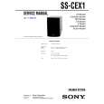 SONY SSCEX1 Service Manual