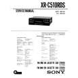 SONY XR-C510RDS Manual de Servicio