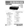 SONY XR300 Service Manual
