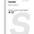 TOSHIBA W727 Instrukcja Serwisowa