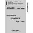 PIONEER DEH-P920R/UC Owners Manual