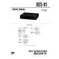 SONY XESX1 Manual de Servicio