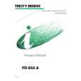TRICITY BENDIX FD852A Manual de Usuario